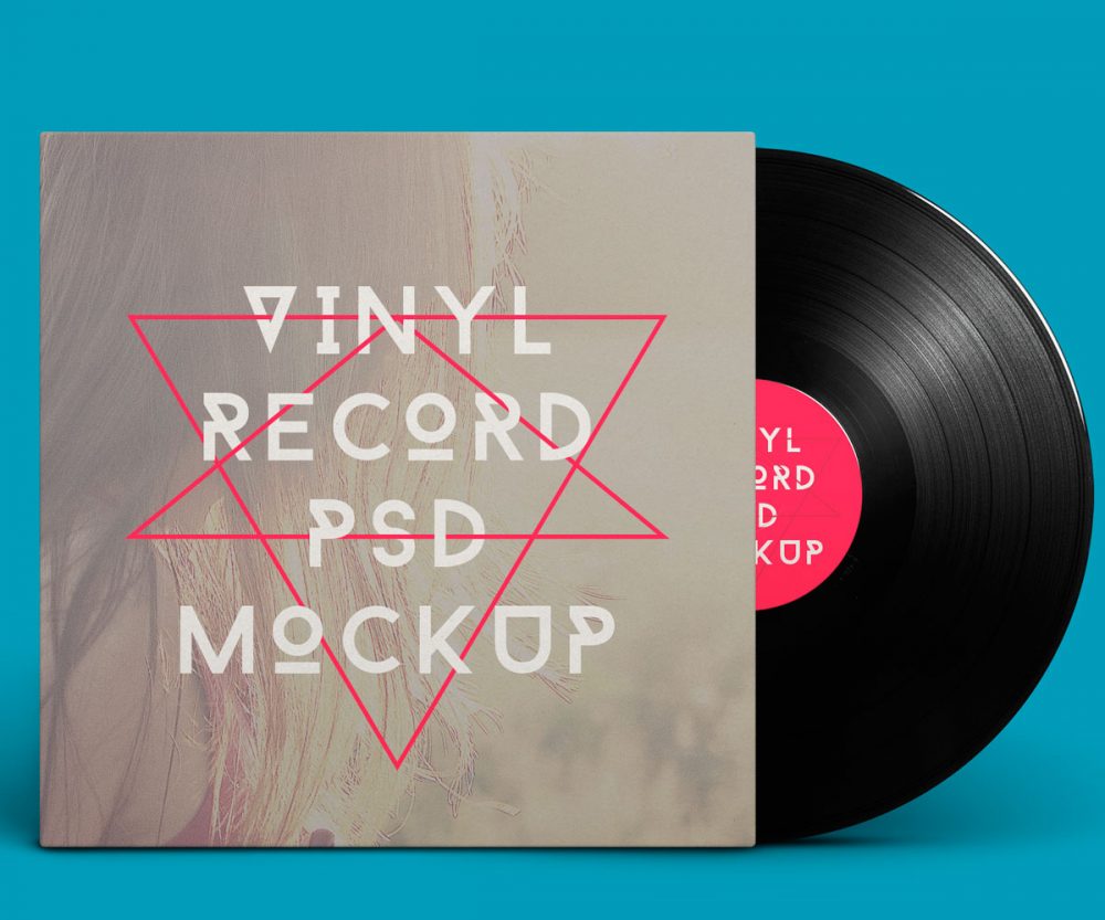 Vinyl-Record-PSD-MockUp
